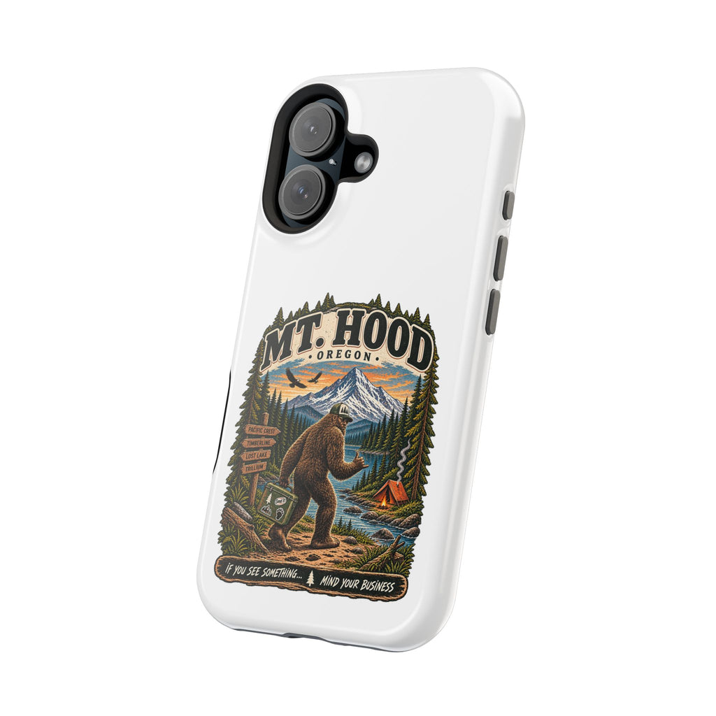 Mt. Hood Oregon Sasquatch Phone Case — Magnetic Impact-Resistant