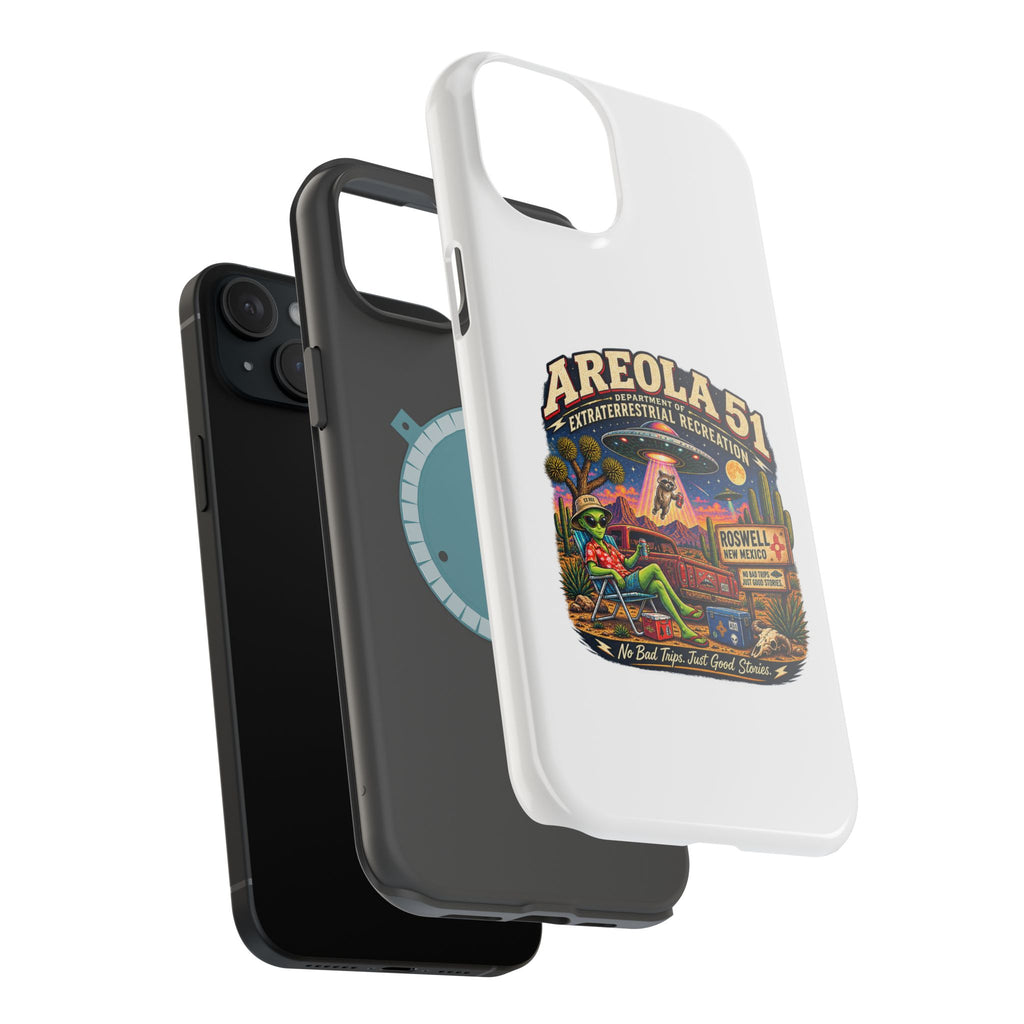 Areola 51 retro Magnetic Impact-Resistant Phone Case