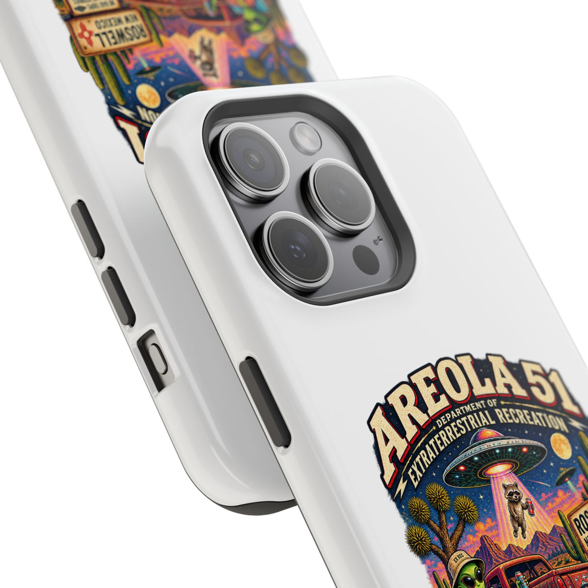 Areola 51 retro Magnetic Impact-Resistant Phone Case