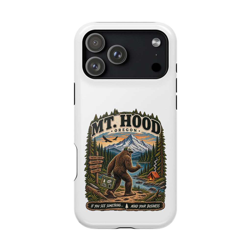 Mt. Hood Oregon Sasquatch Phone Case — Magnetic Impact-Resistant