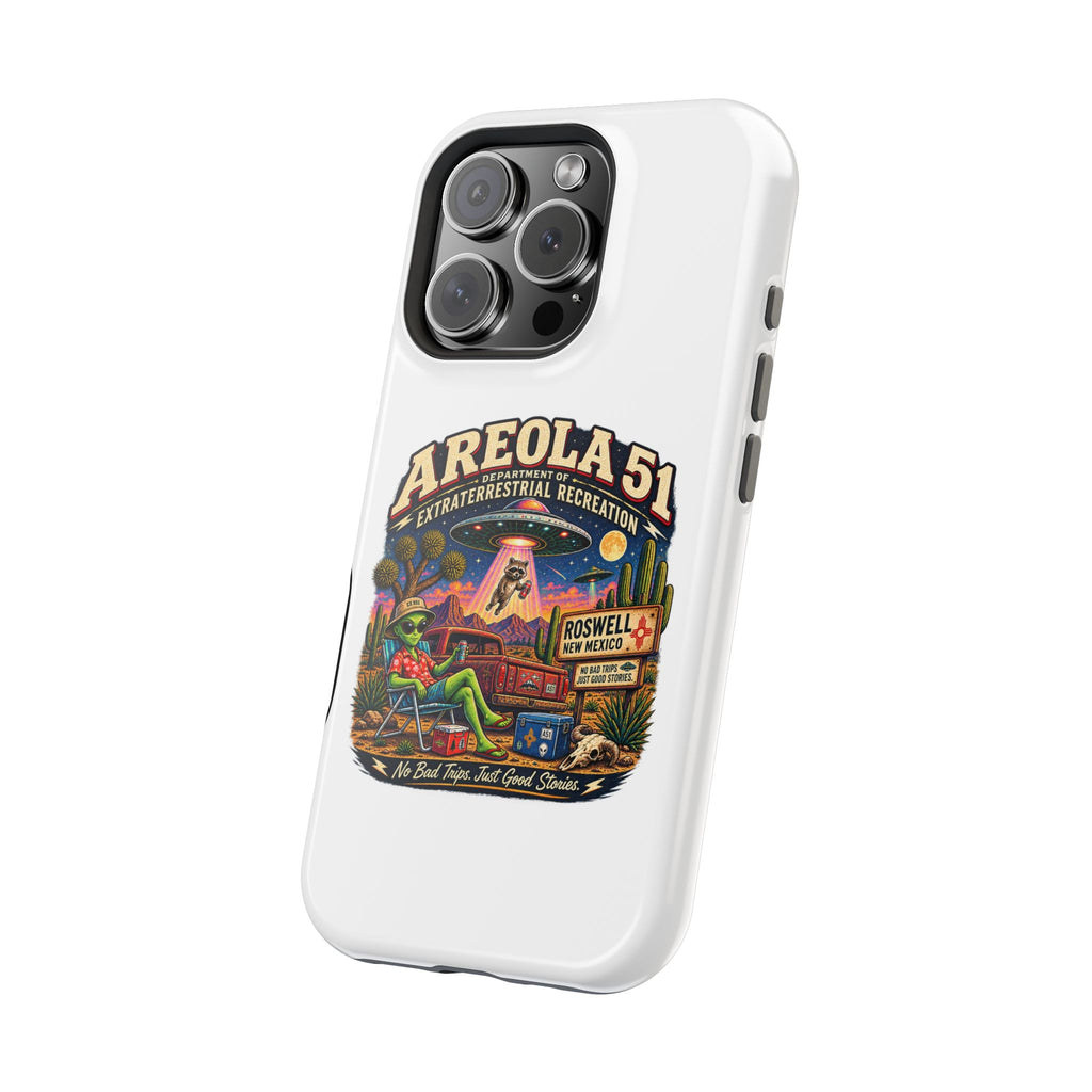 Areola 51 retro Magnetic Impact-Resistant Phone Case