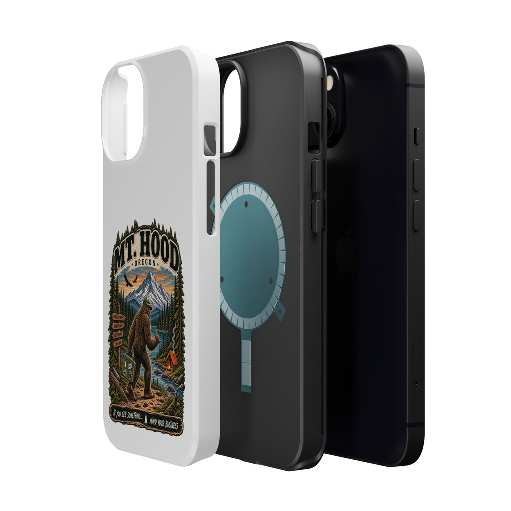 Mt. Hood Oregon Sasquatch Phone Case — Magnetic Impact-Resistant