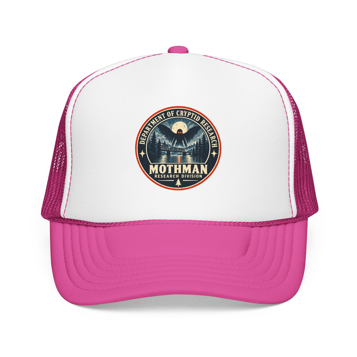 Mothman Department of Cryptid Research Foam Trucker Hat