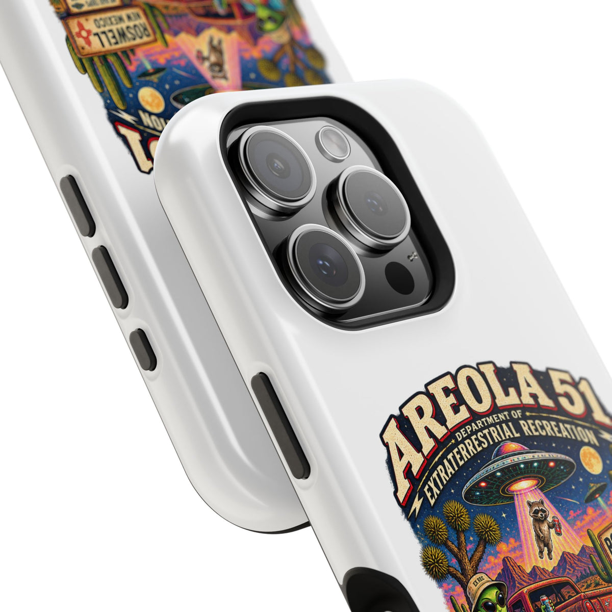 Areola 51 retro Magnetic Impact-Resistant Phone Case