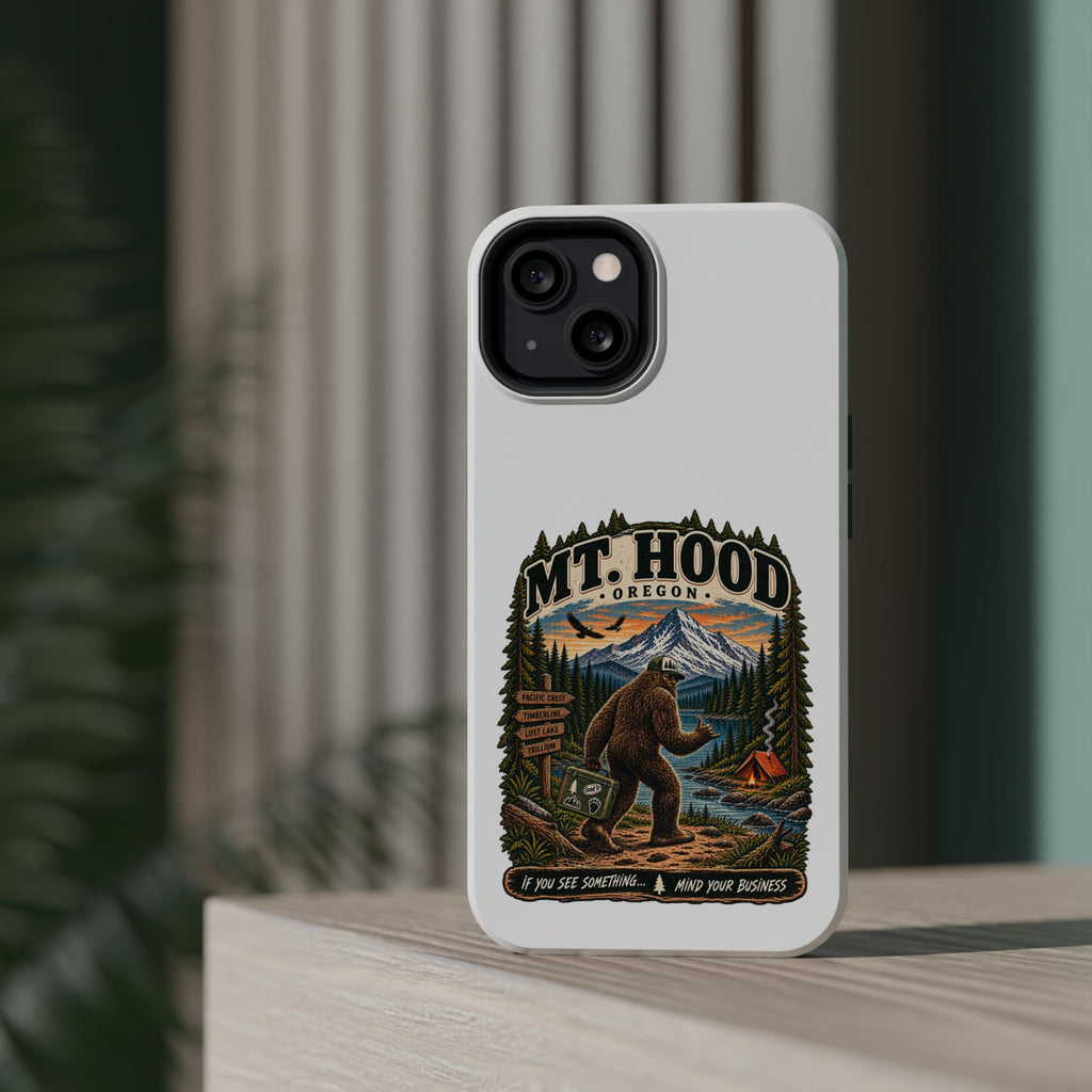 Mt. Hood Oregon Sasquatch Phone Case — Magnetic Impact-Resistant