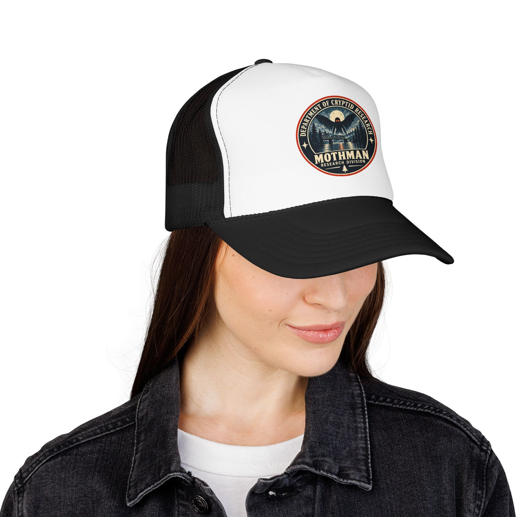 Mothman Department of Cryptid Research Foam Trucker Hat
