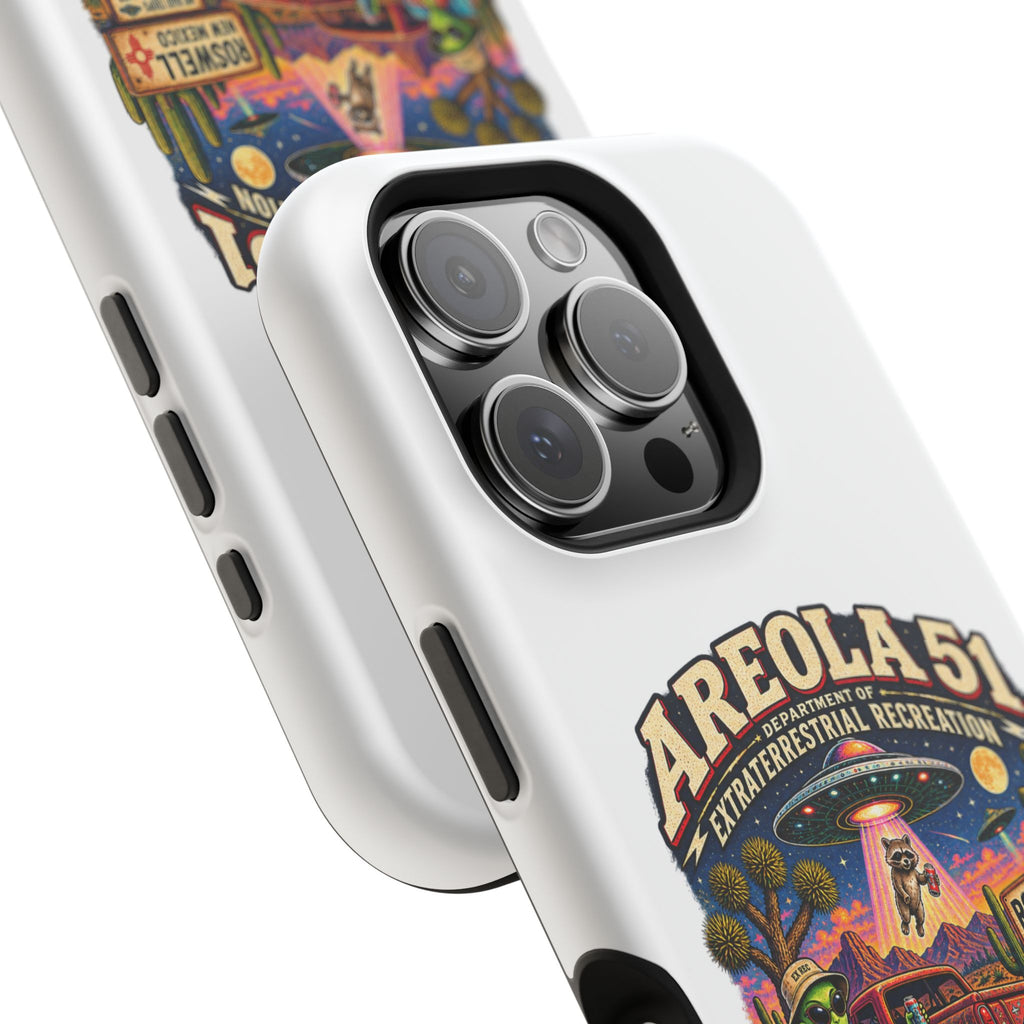 Areola 51 retro Magnetic Impact-Resistant Phone Case