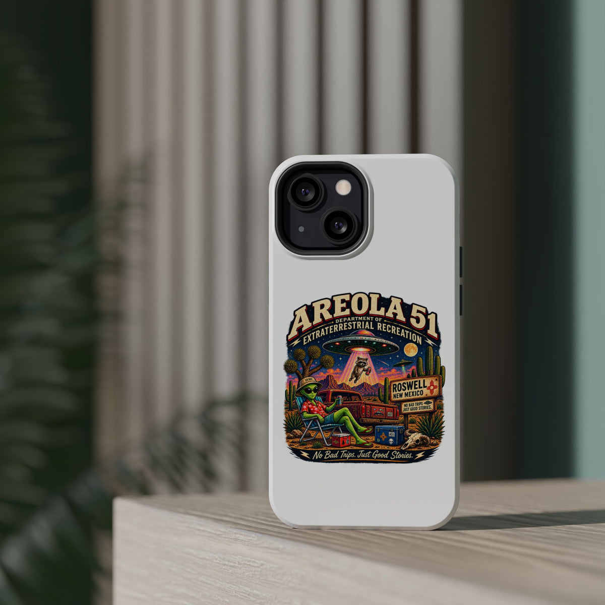Areola 51 retro Magnetic Impact-Resistant Phone Case