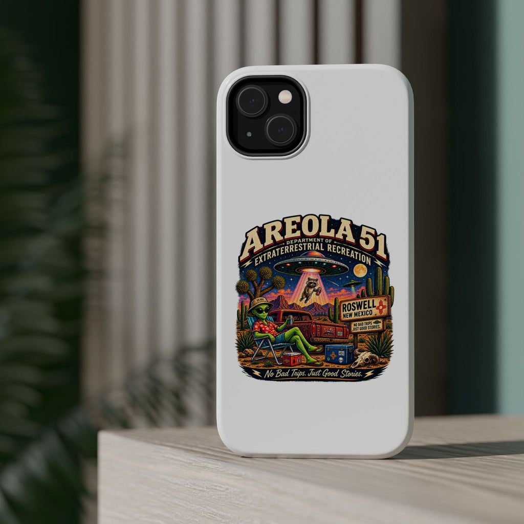 Areola 51 retro Magnetic Impact-Resistant Phone Case
