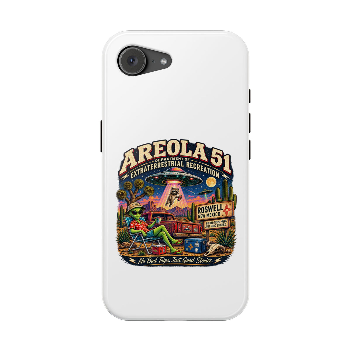 Areola 51 retro Magnetic Impact-Resistant Phone Case