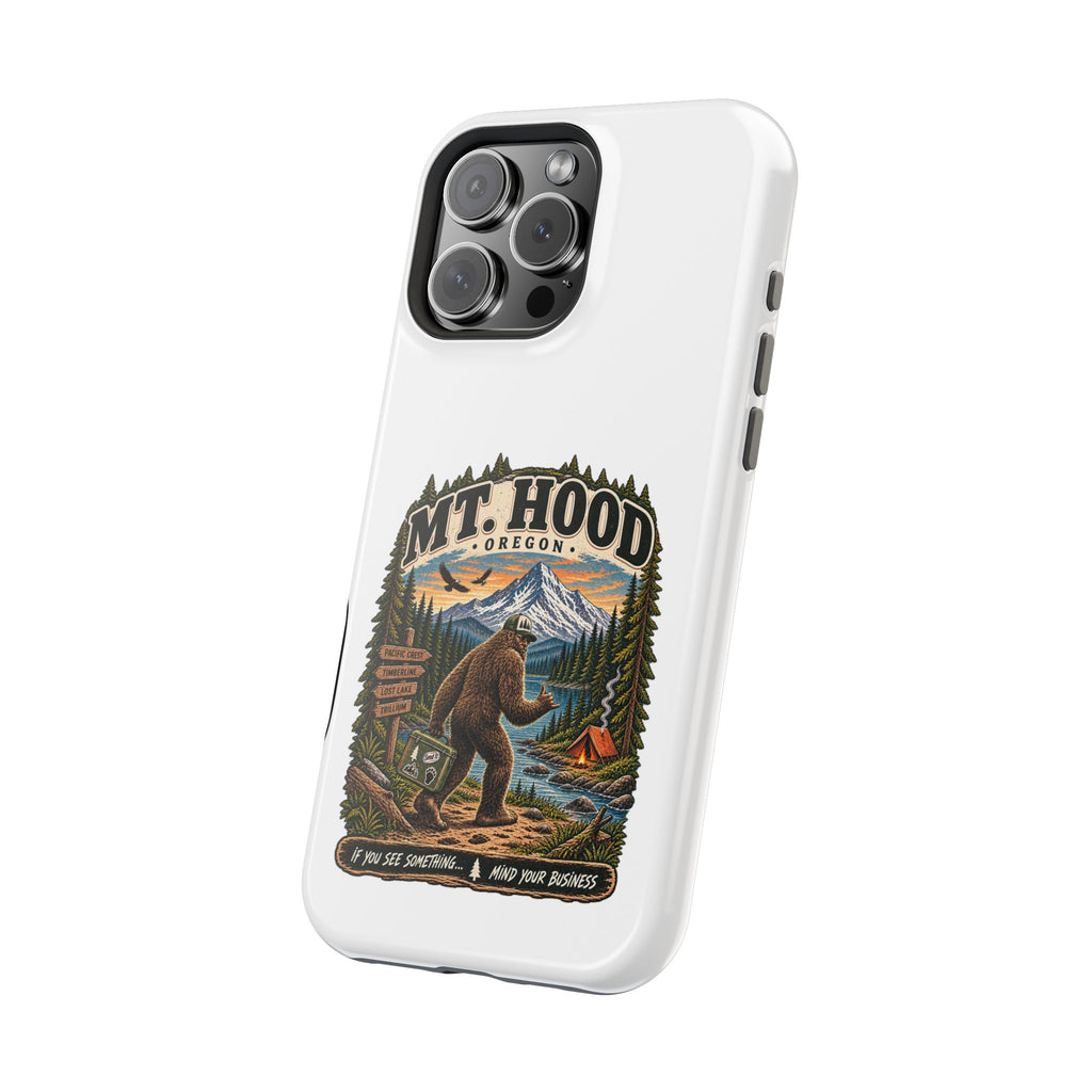 Mt. Hood Oregon Sasquatch Phone Case — Magnetic Impact-Resistant