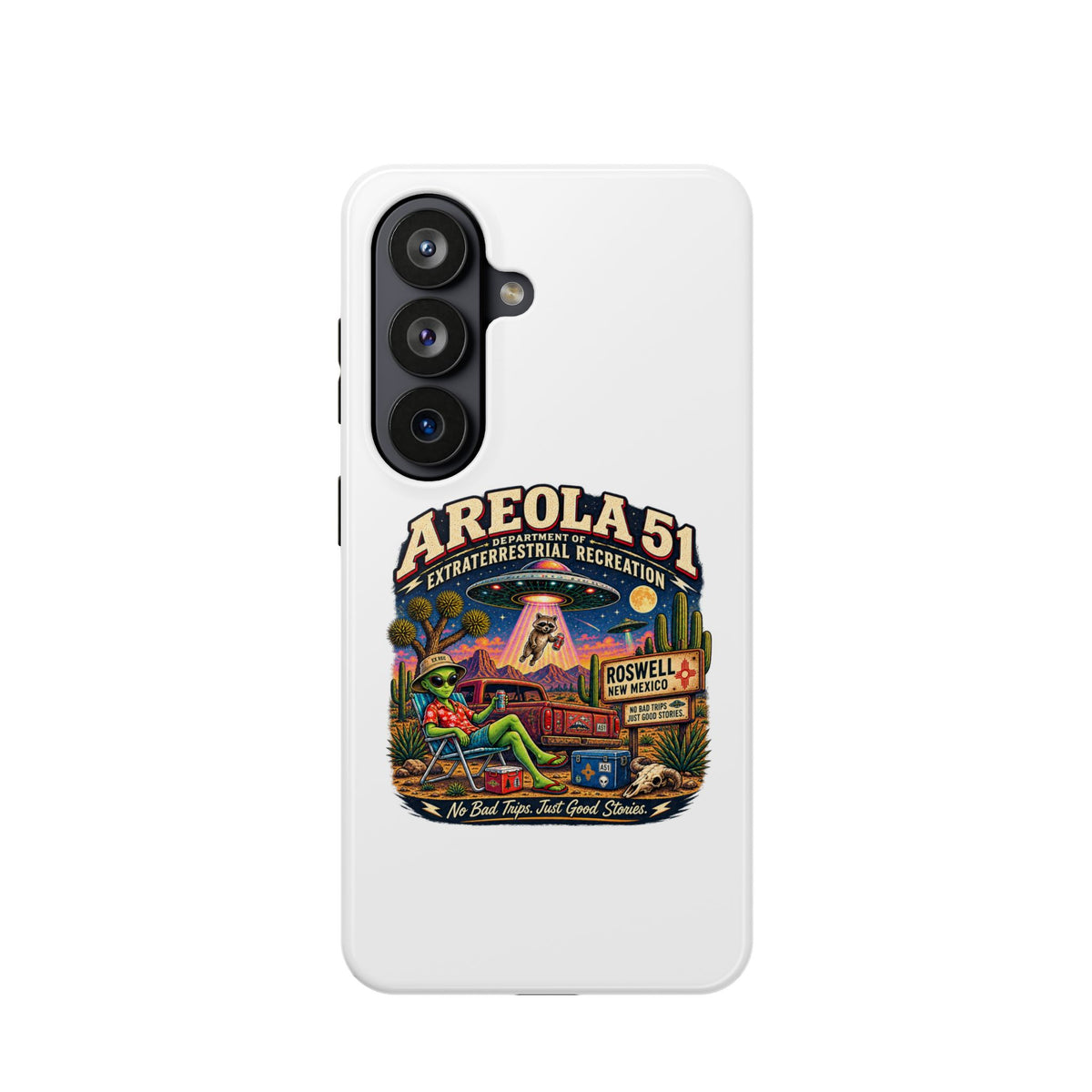 Areola 51 retro Magnetic Impact-Resistant Phone Case