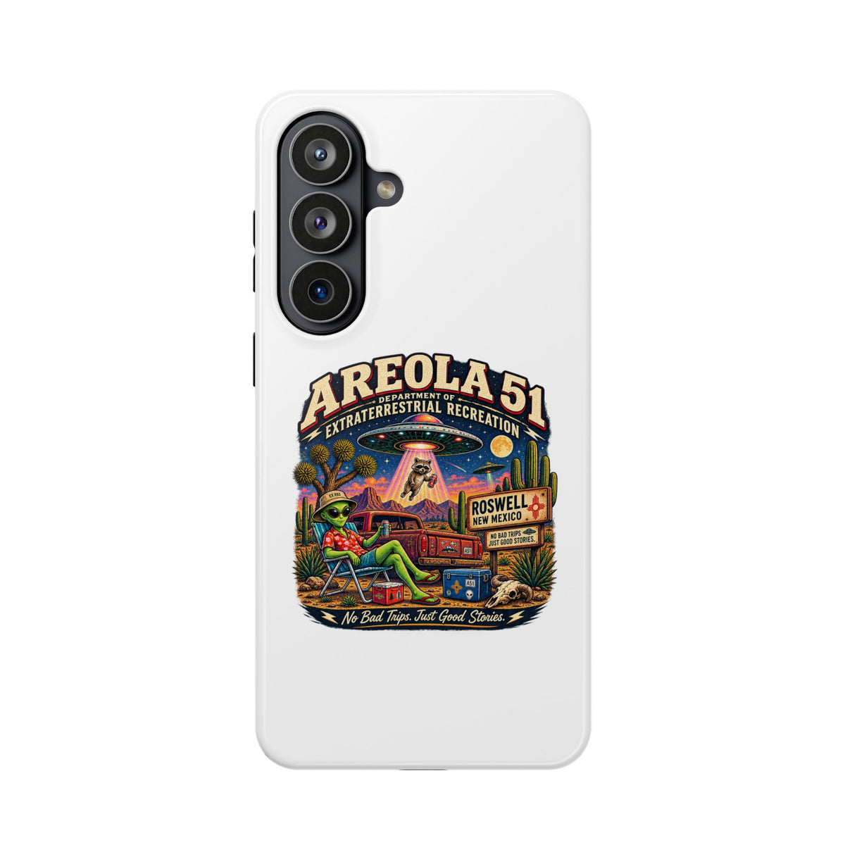 Areola 51 retro Magnetic Impact-Resistant Phone Case