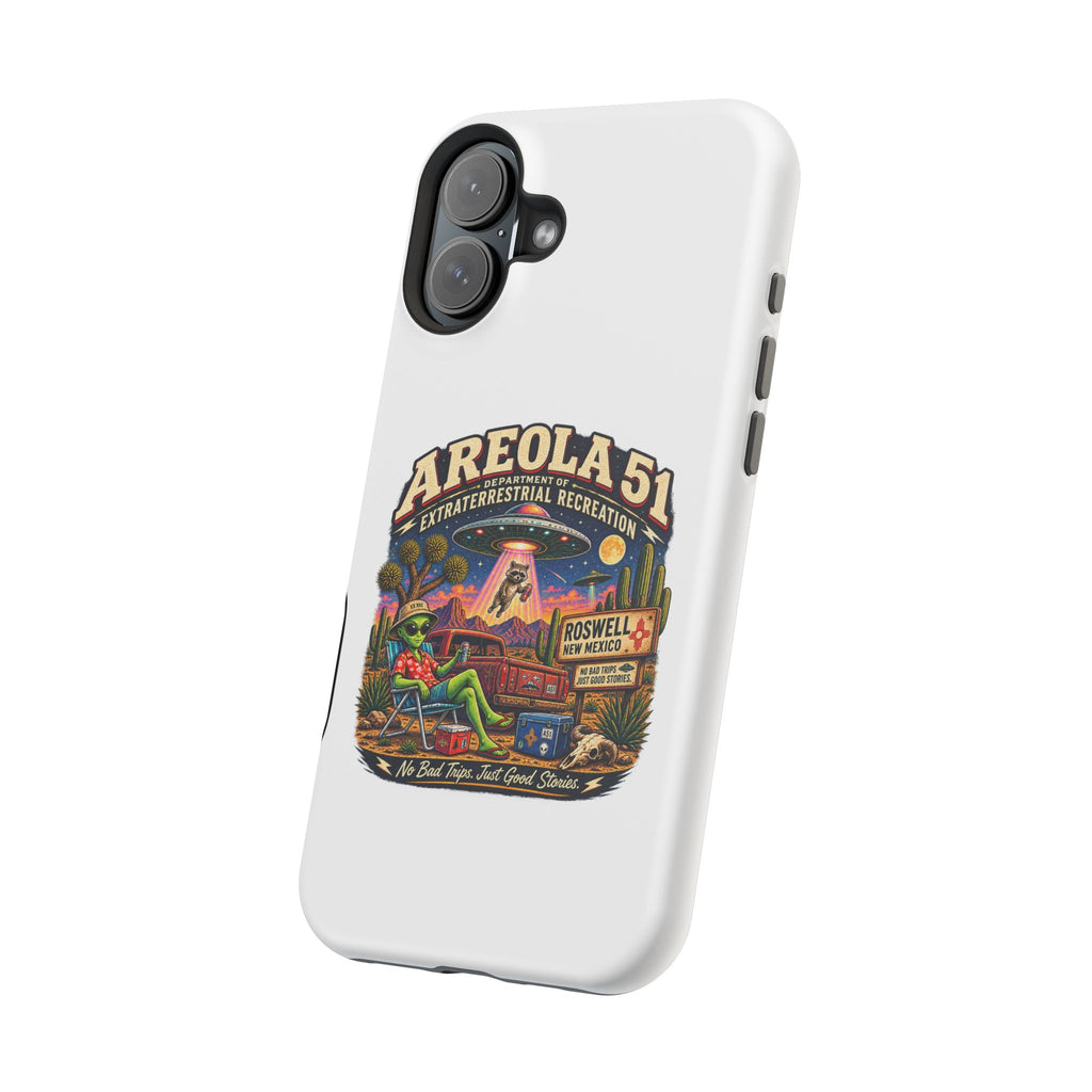 Areola 51 retro Magnetic Impact-Resistant Phone Case