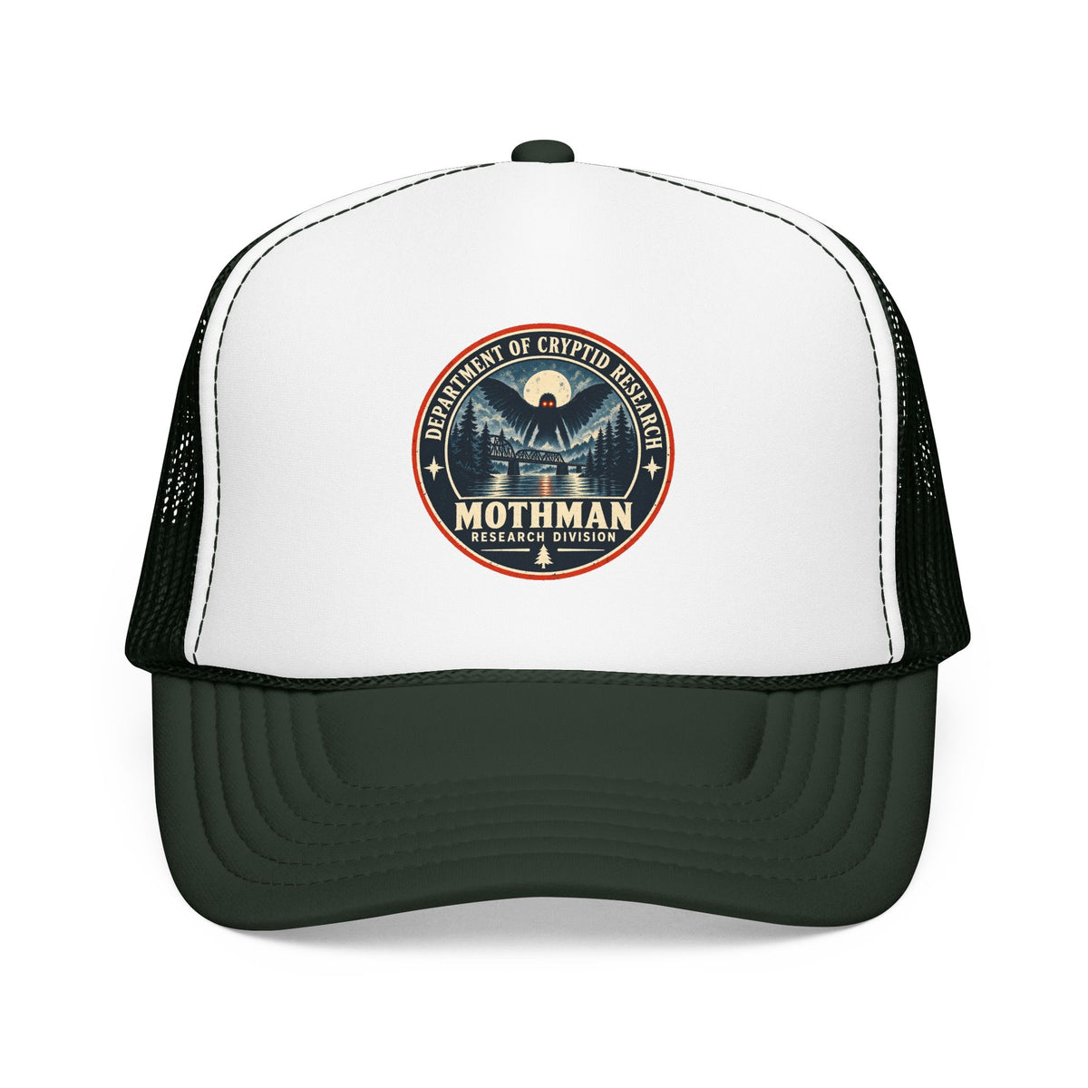 Mothman Department of Cryptid Research Foam Trucker Hat