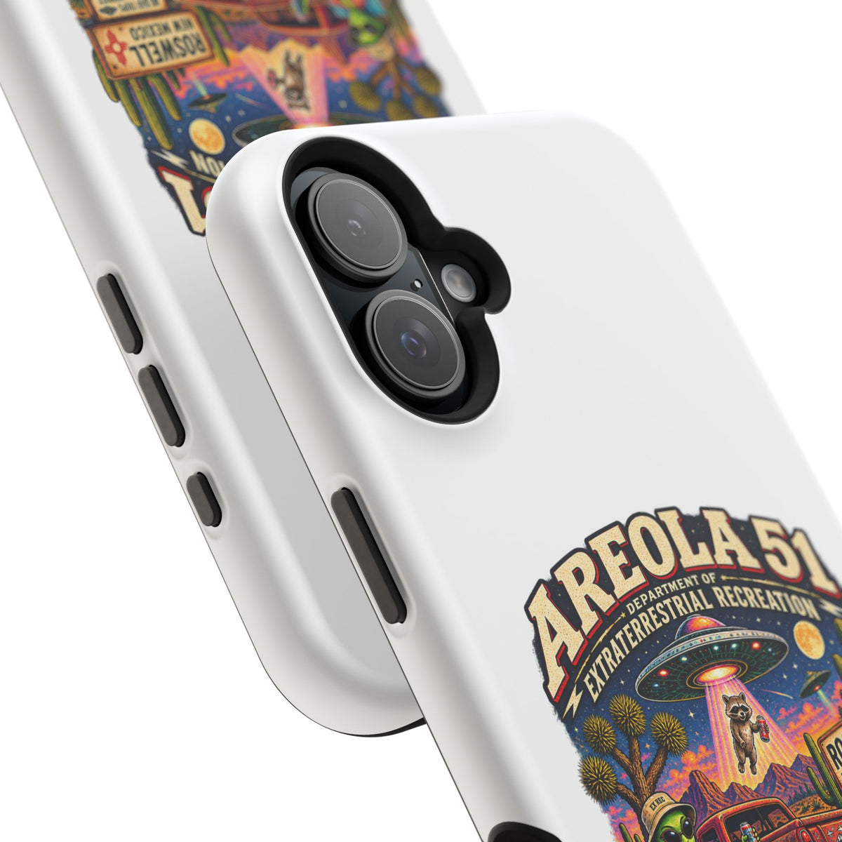 Areola 51 retro Magnetic Impact-Resistant Phone Case