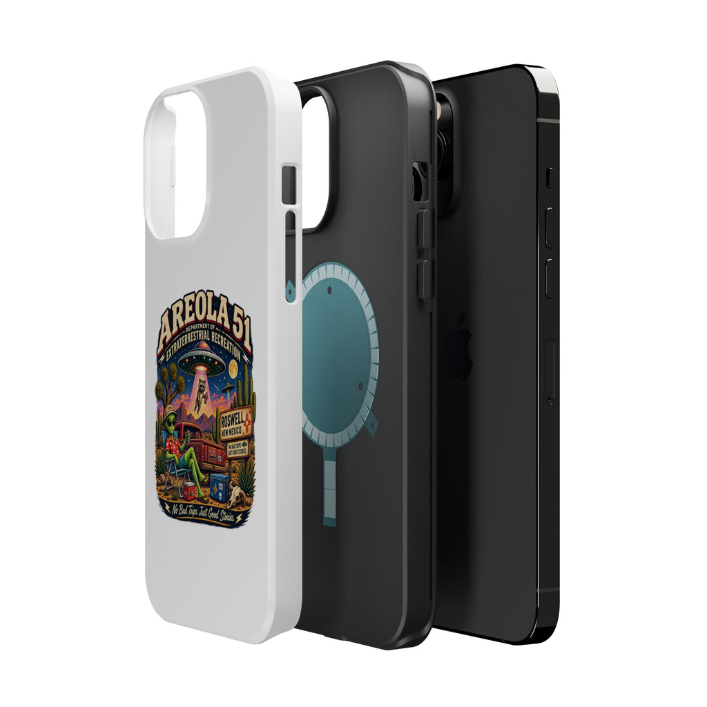 Areola 51 retro Magnetic Impact-Resistant Phone Case