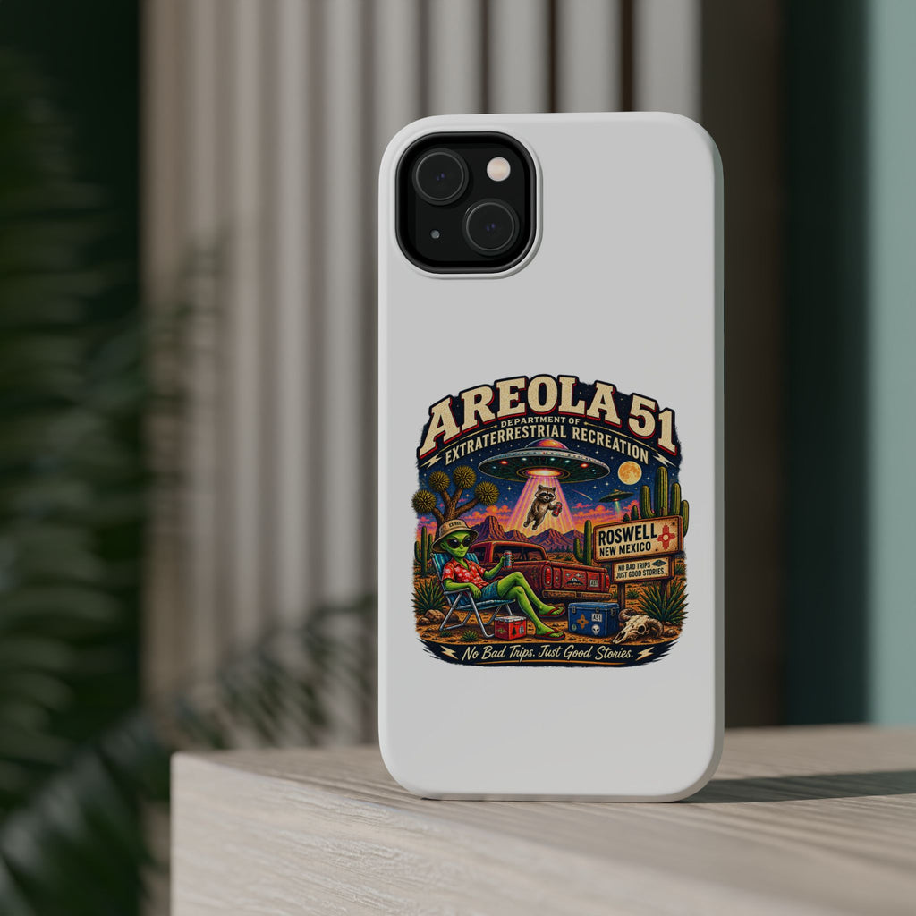 Areola 51 retro Magnetic Impact-Resistant Phone Case