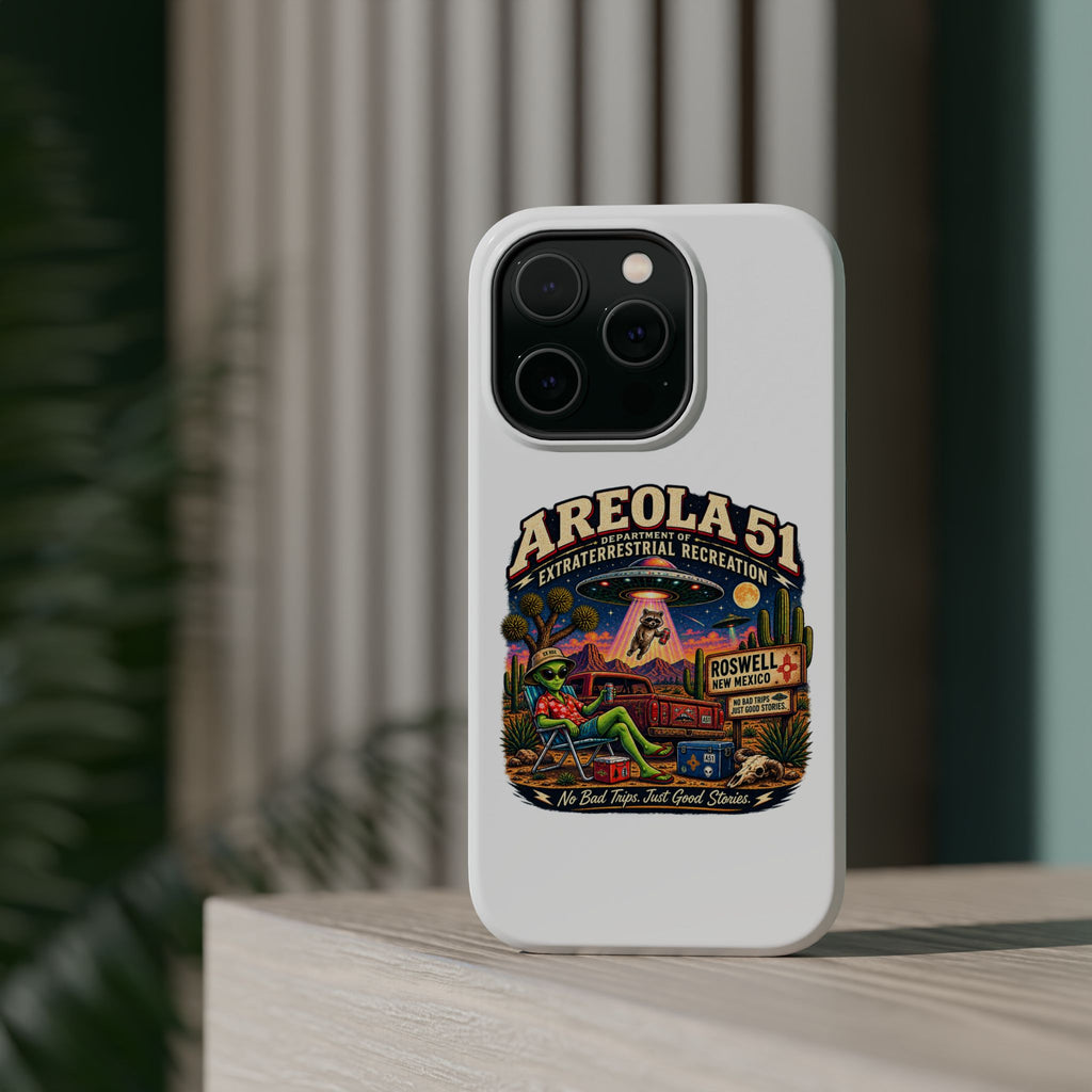Areola 51 retro Magnetic Impact-Resistant Phone Case