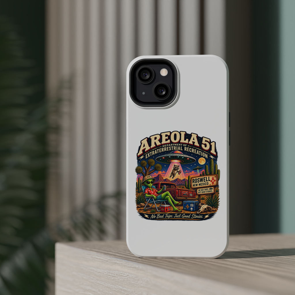 Areola 51 retro Magnetic Impact-Resistant Phone Case