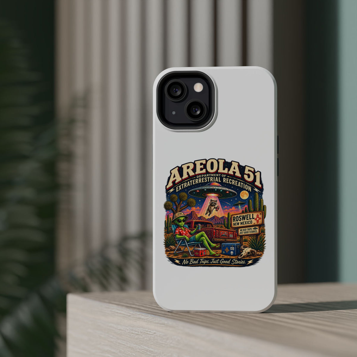 Areola 51 retro Magnetic Impact-Resistant Phone Case