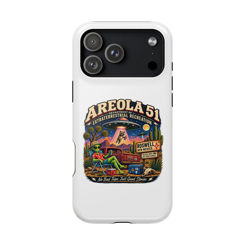 Areola 51 retro Magnetic Impact-Resistant Phone Case