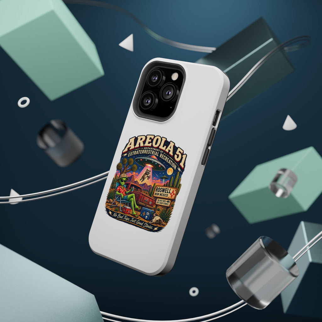 Areola 51 retro Magnetic Impact-Resistant Phone Case