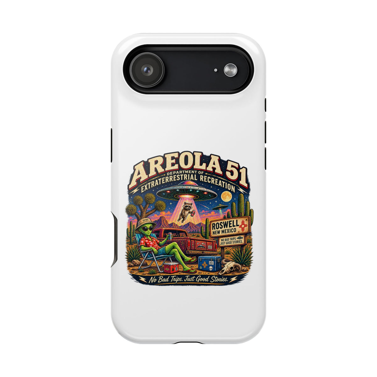 Areola 51 retro Magnetic Impact-Resistant Phone Case