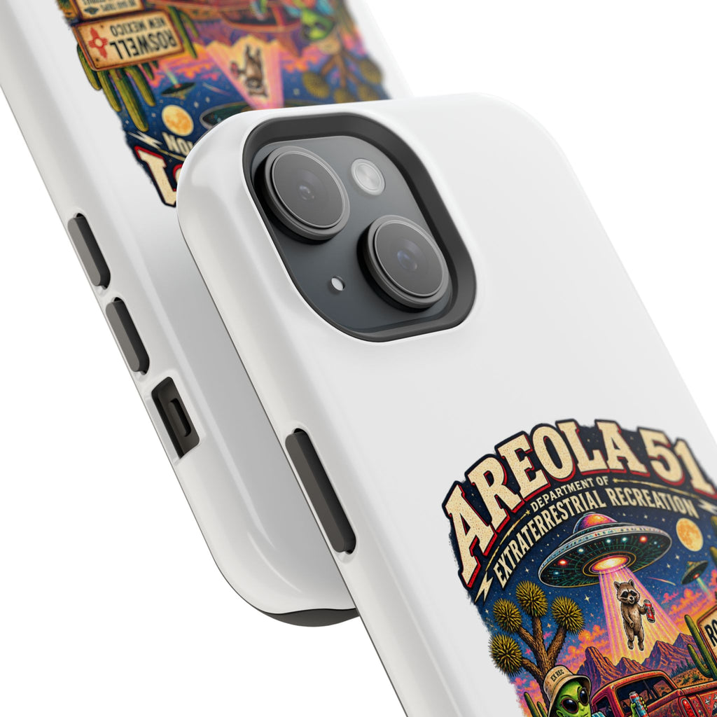 Areola 51 retro Magnetic Impact-Resistant Phone Case