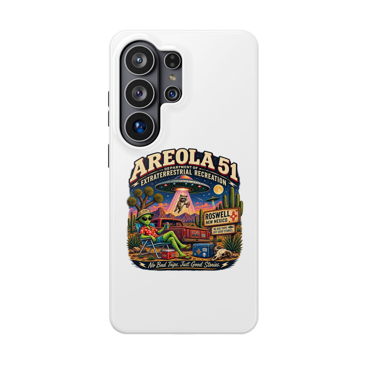 Areola 51 retro Magnetic Impact-Resistant Phone Case