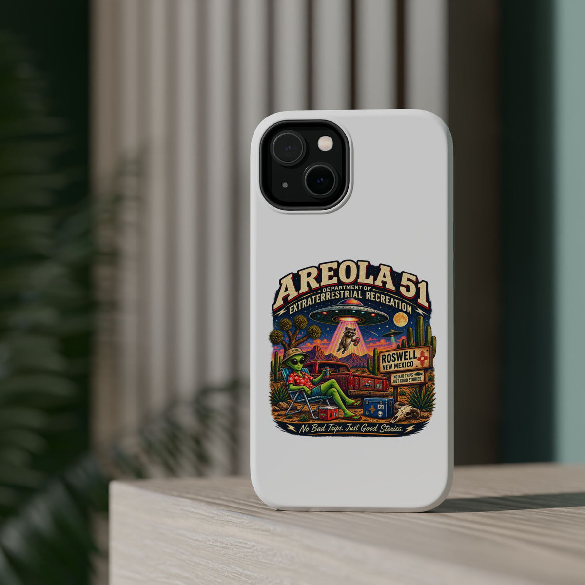 Areola 51 retro Magnetic Impact-Resistant Phone Case