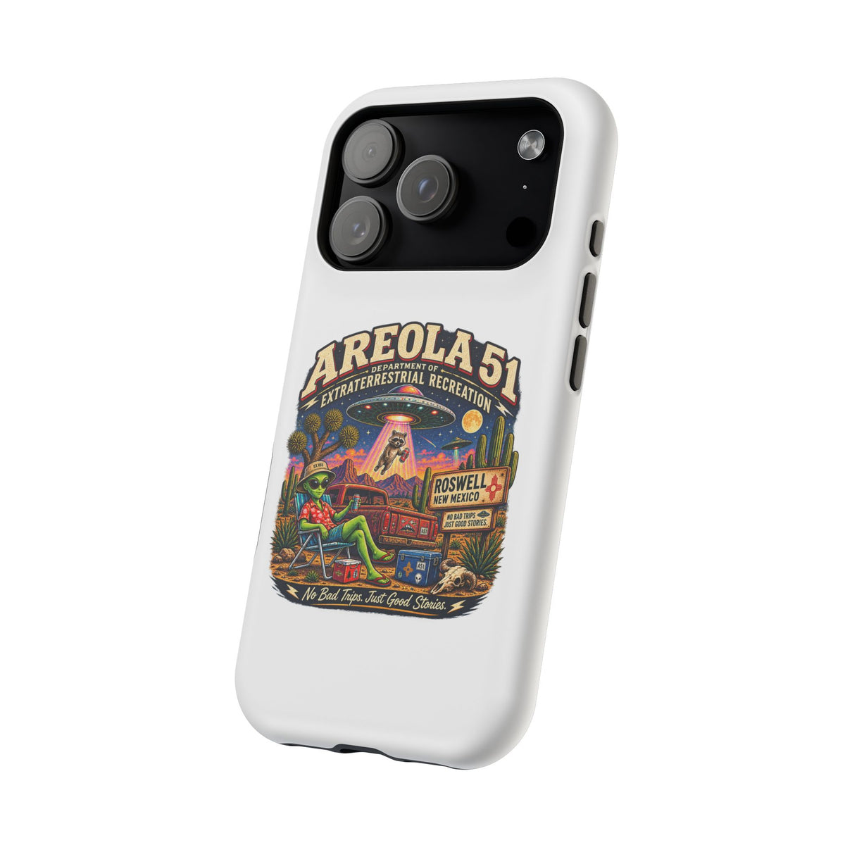 Areola 51 retro Magnetic Impact-Resistant Phone Case