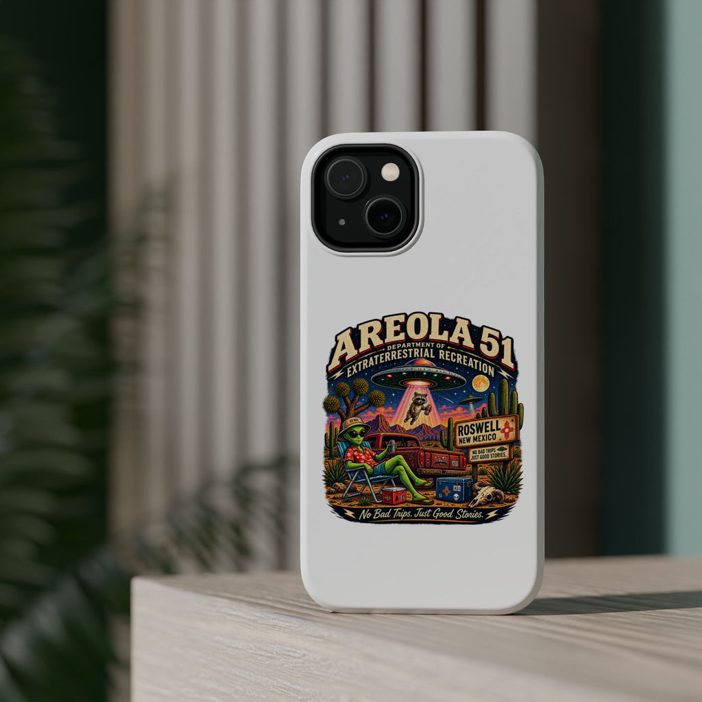 Areola 51 retro Magnetic Impact-Resistant Phone Case