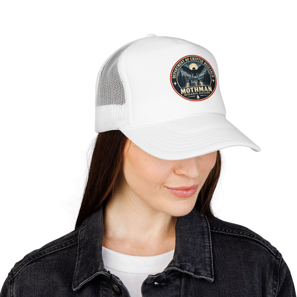 Mothman Department of Cryptid Research Foam Trucker Hat