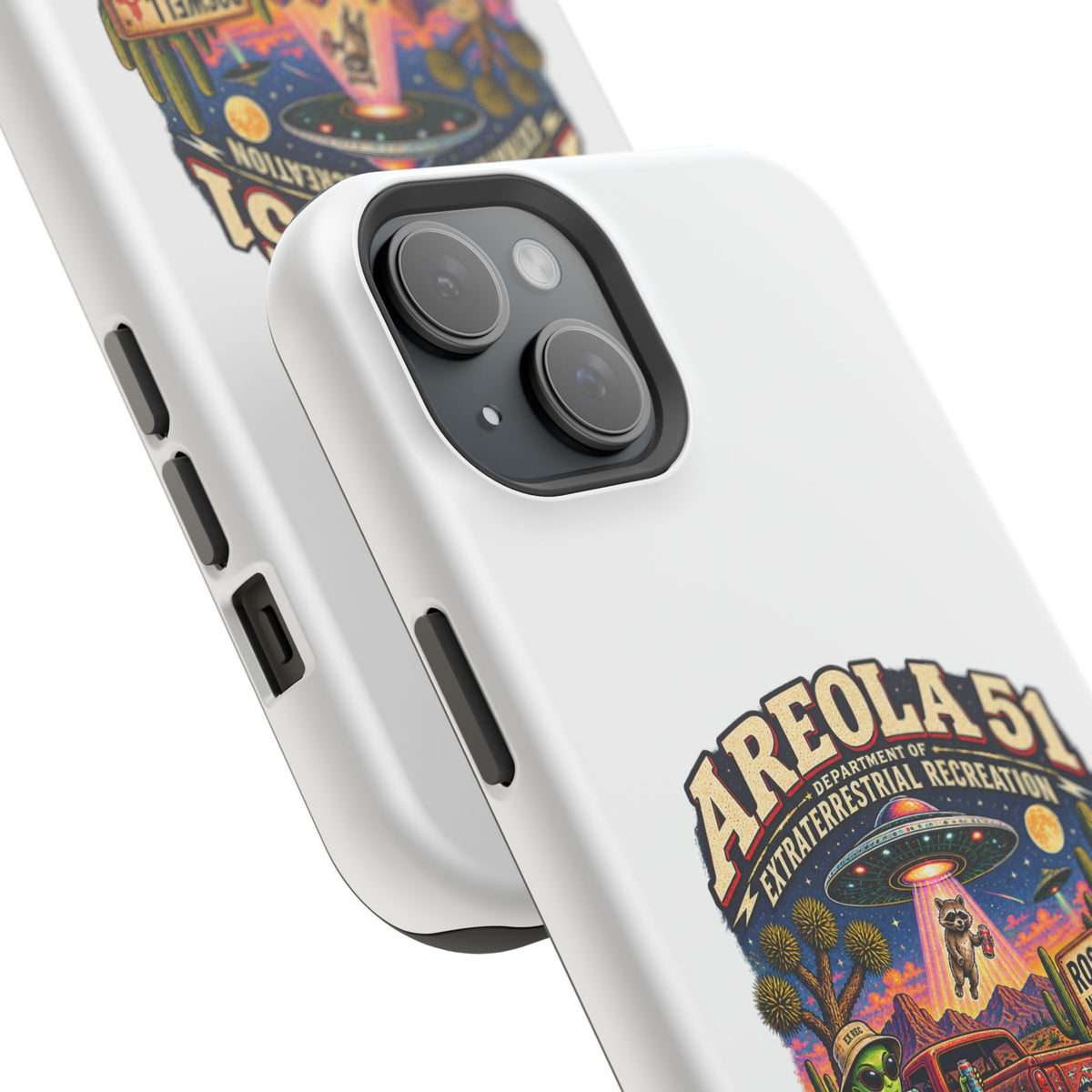 Areola 51 retro Magnetic Impact-Resistant Phone Case