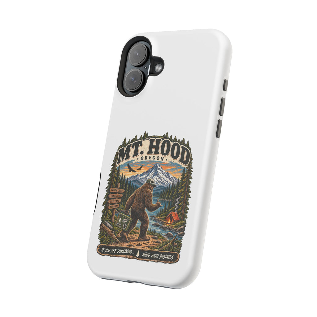 Mt. Hood Oregon Sasquatch Phone Case — Magnetic Impact-Resistant