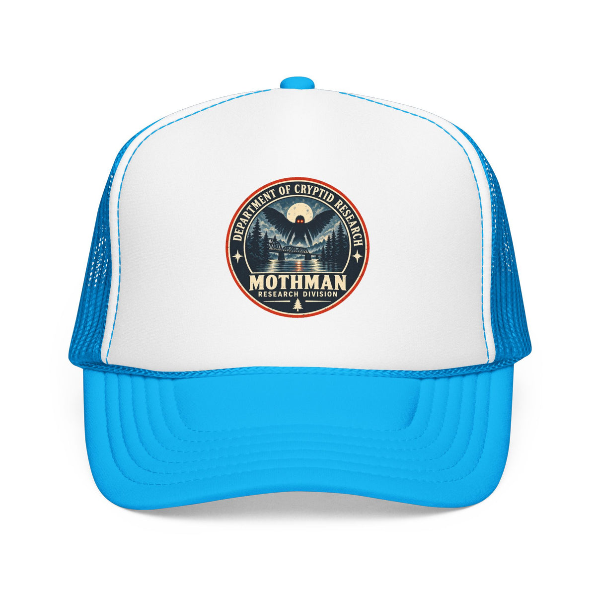 Mothman Department of Cryptid Research Foam Trucker Hat