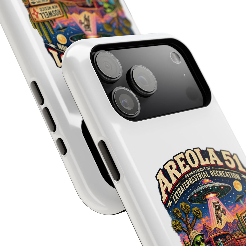 Areola 51 retro Magnetic Impact-Resistant Phone Case