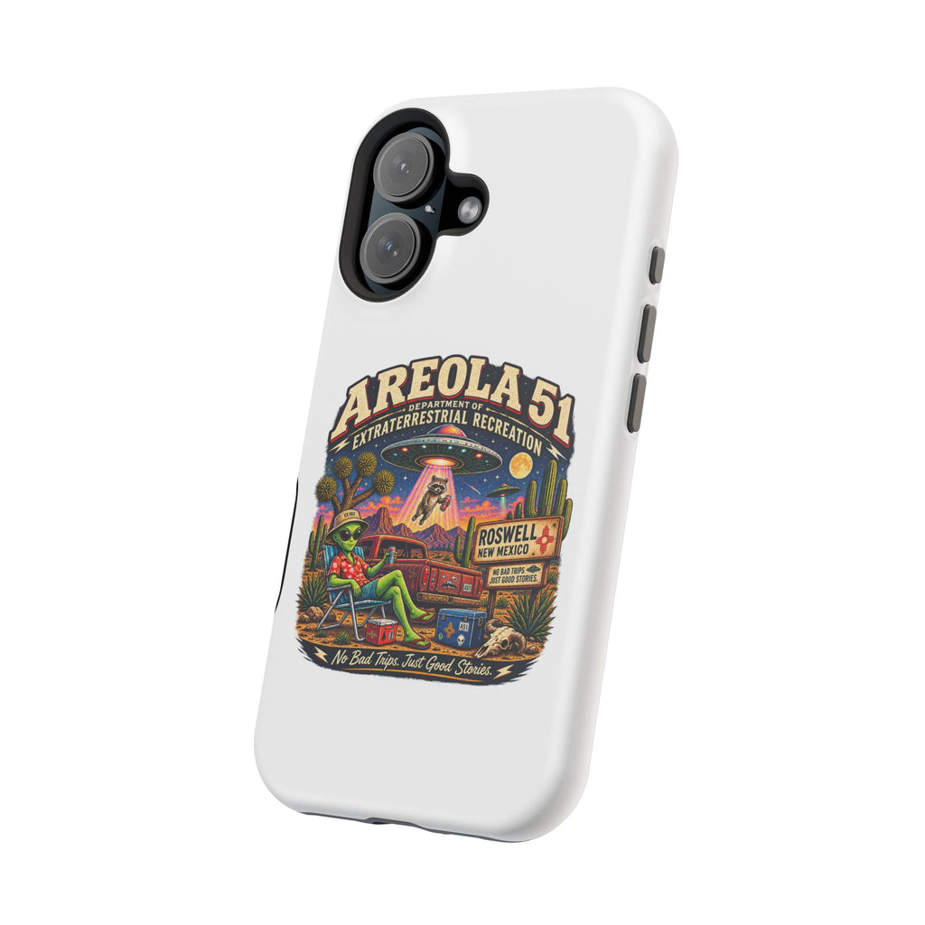 Areola 51 retro Magnetic Impact-Resistant Phone Case