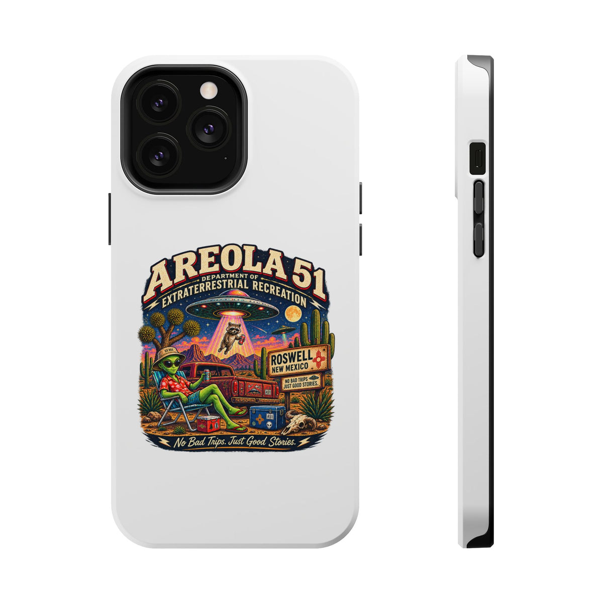 Areola 51 retro Magnetic Impact-Resistant Phone Case
