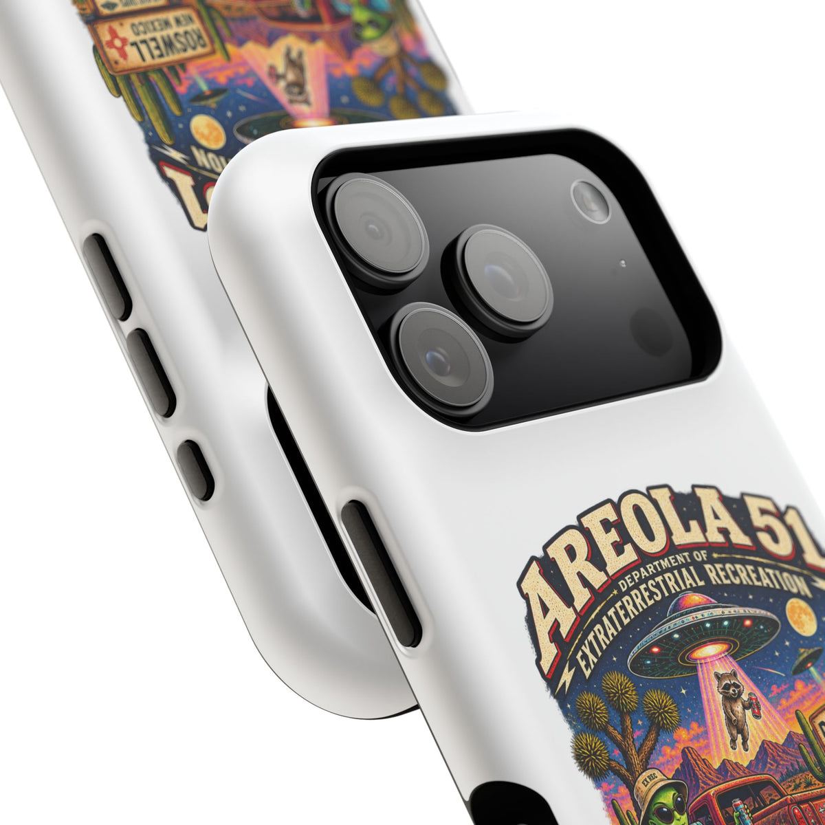 Areola 51 retro Magnetic Impact-Resistant Phone Case