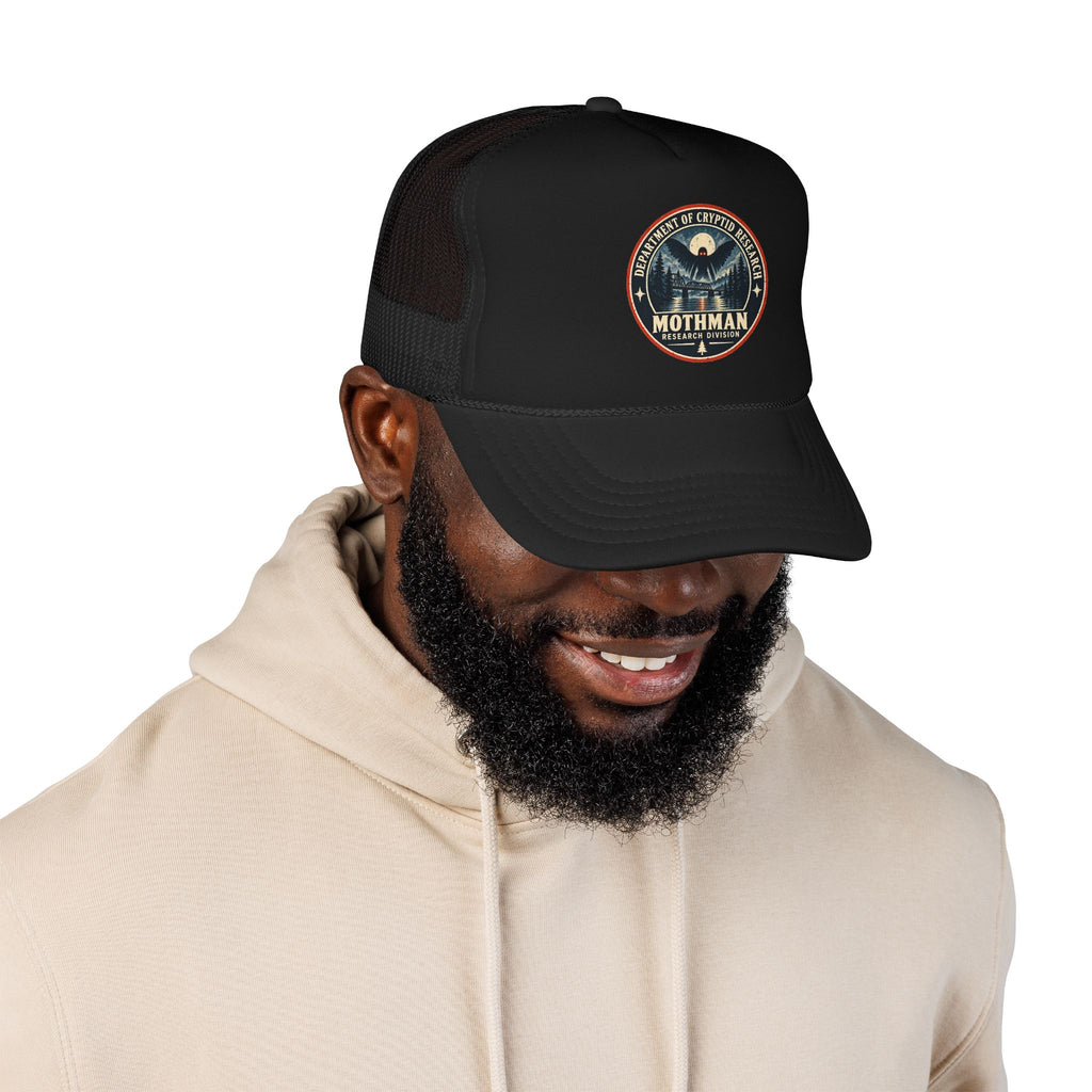 Mothman Department of Cryptid Research Foam Trucker Hat