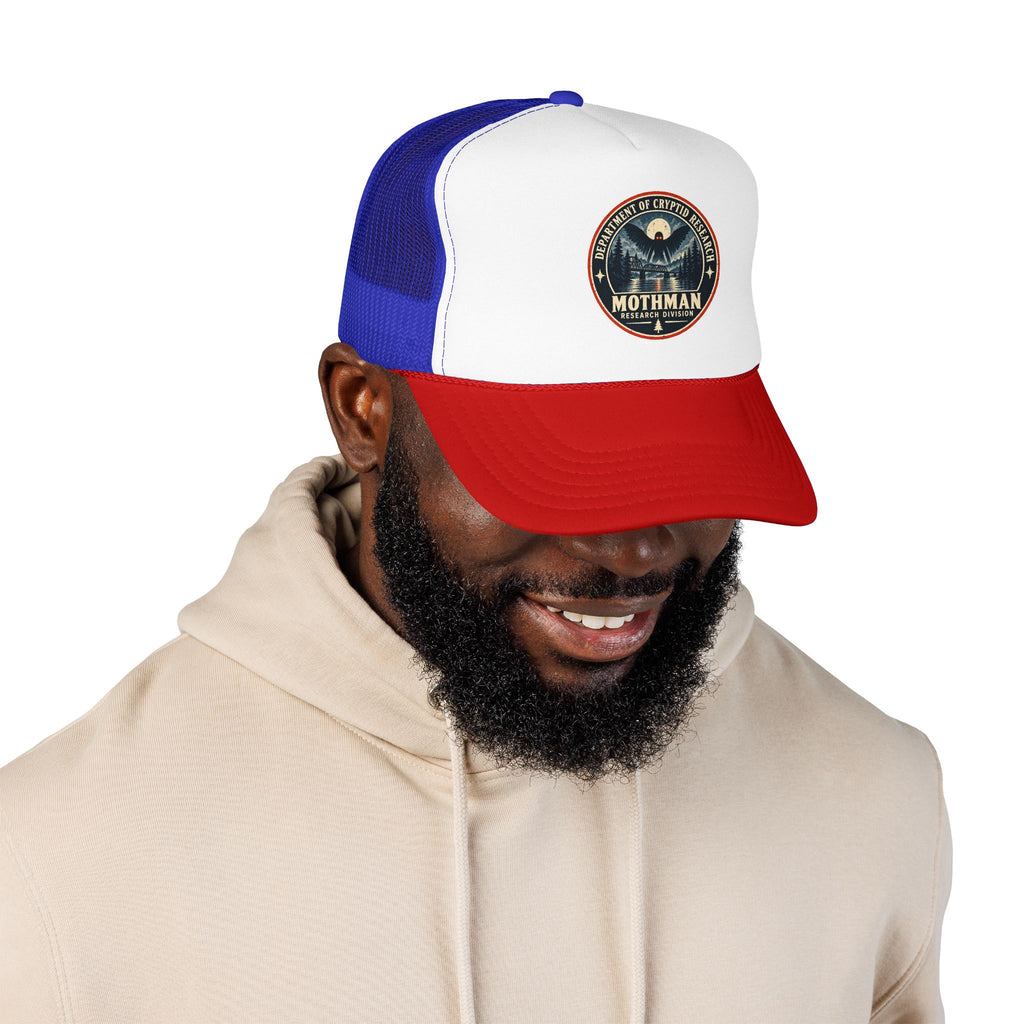 Mothman Department of Cryptid Research Foam Trucker Hat