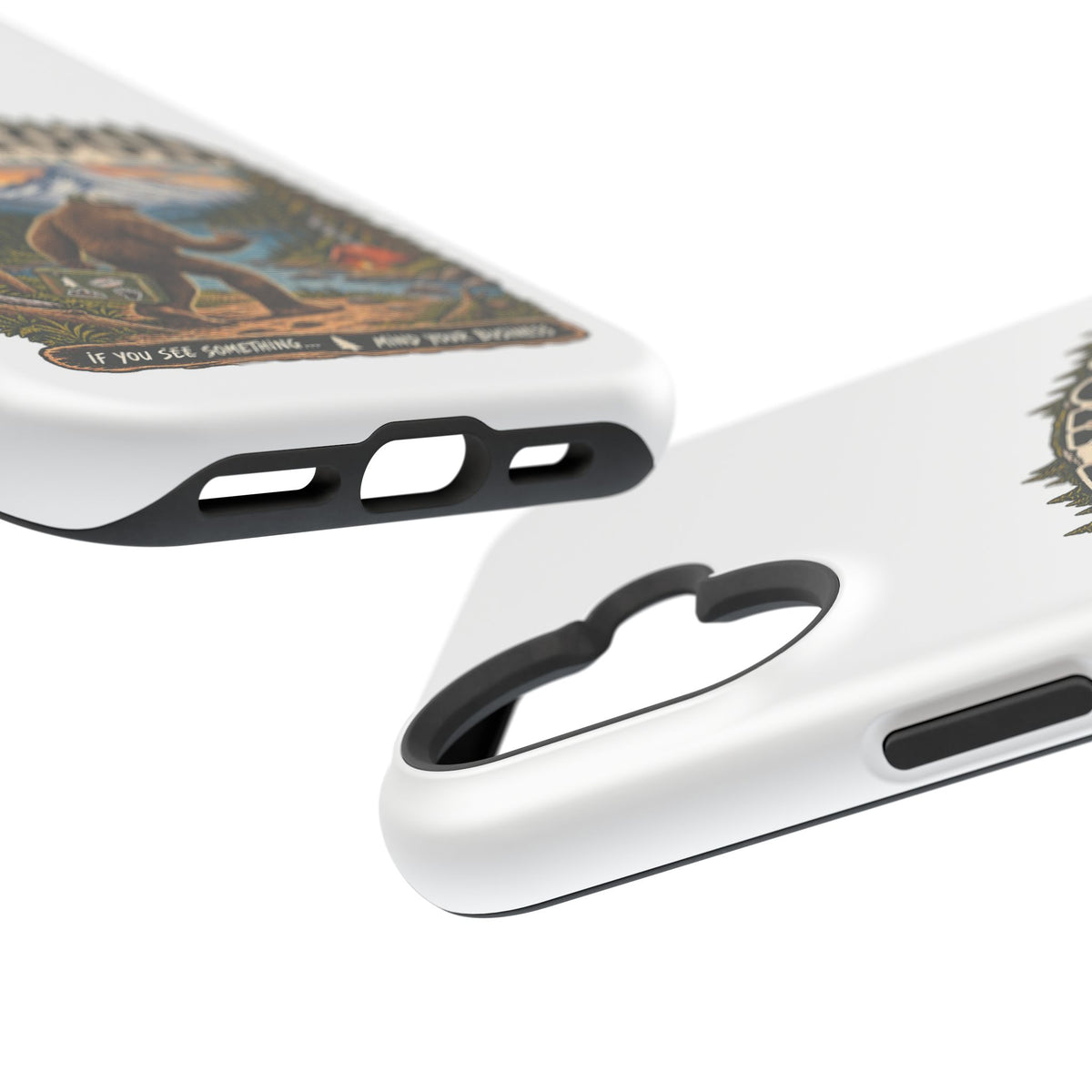 Mt. Hood Oregon Sasquatch Phone Case — Magnetic Impact-Resistant