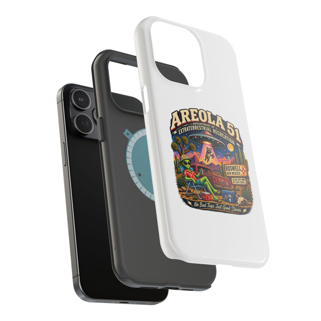 Areola 51 retro Magnetic Impact-Resistant Phone Case