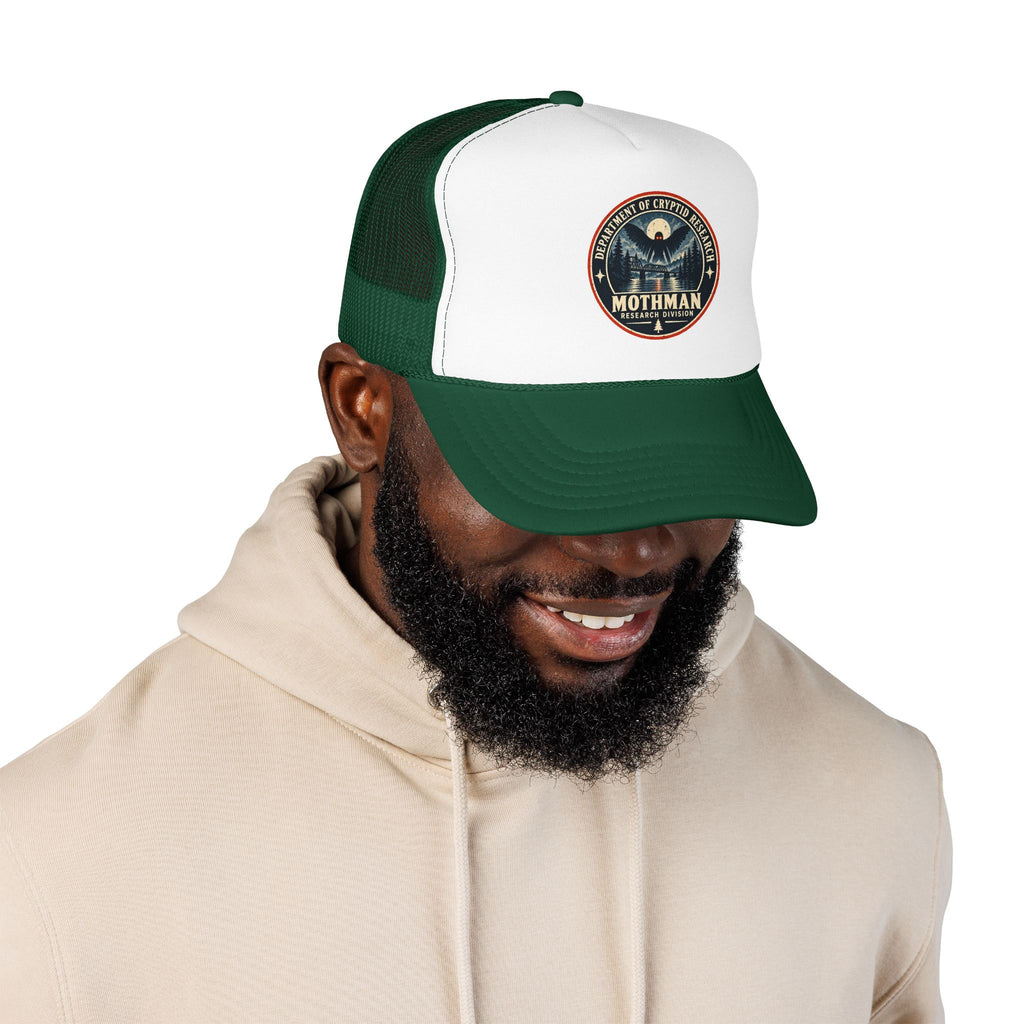 Mothman Department of Cryptid Research Foam Trucker Hat