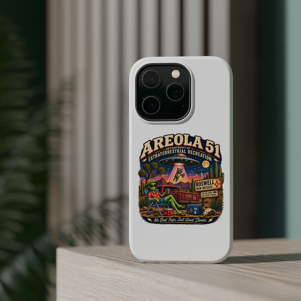 Areola 51 retro Magnetic Impact-Resistant Phone Case