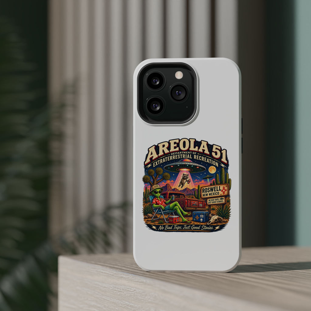 Areola 51 retro Magnetic Impact-Resistant Phone Case