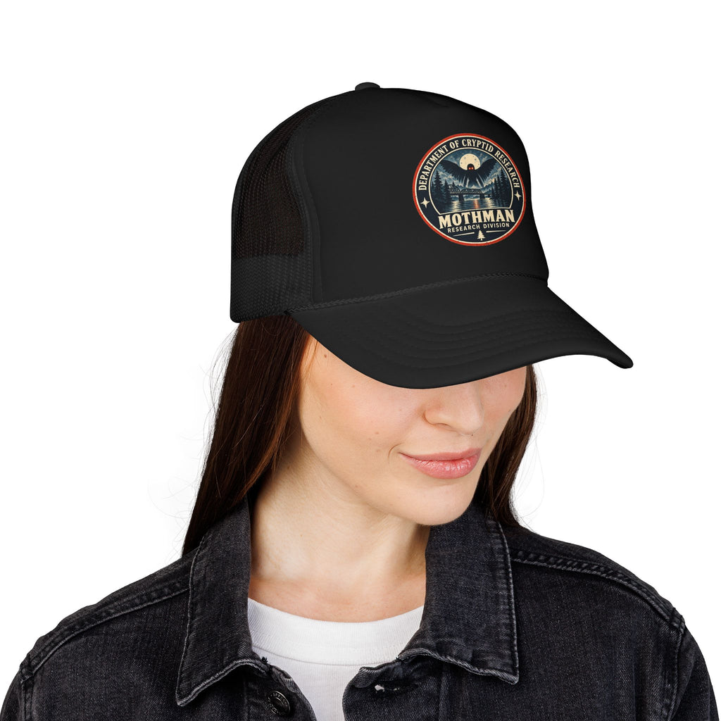 Mothman Department of Cryptid Research Foam Trucker Hat