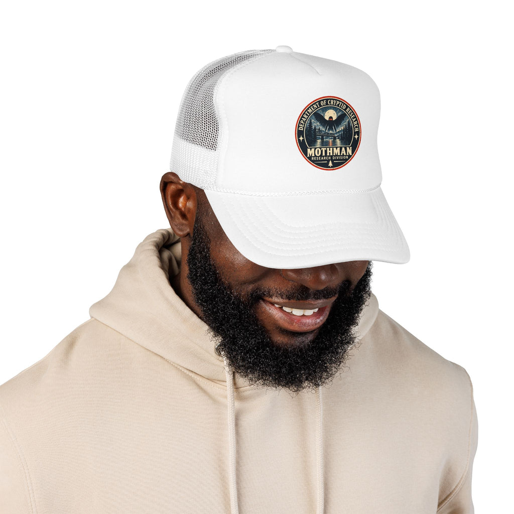 Mothman Department of Cryptid Research Foam Trucker Hat